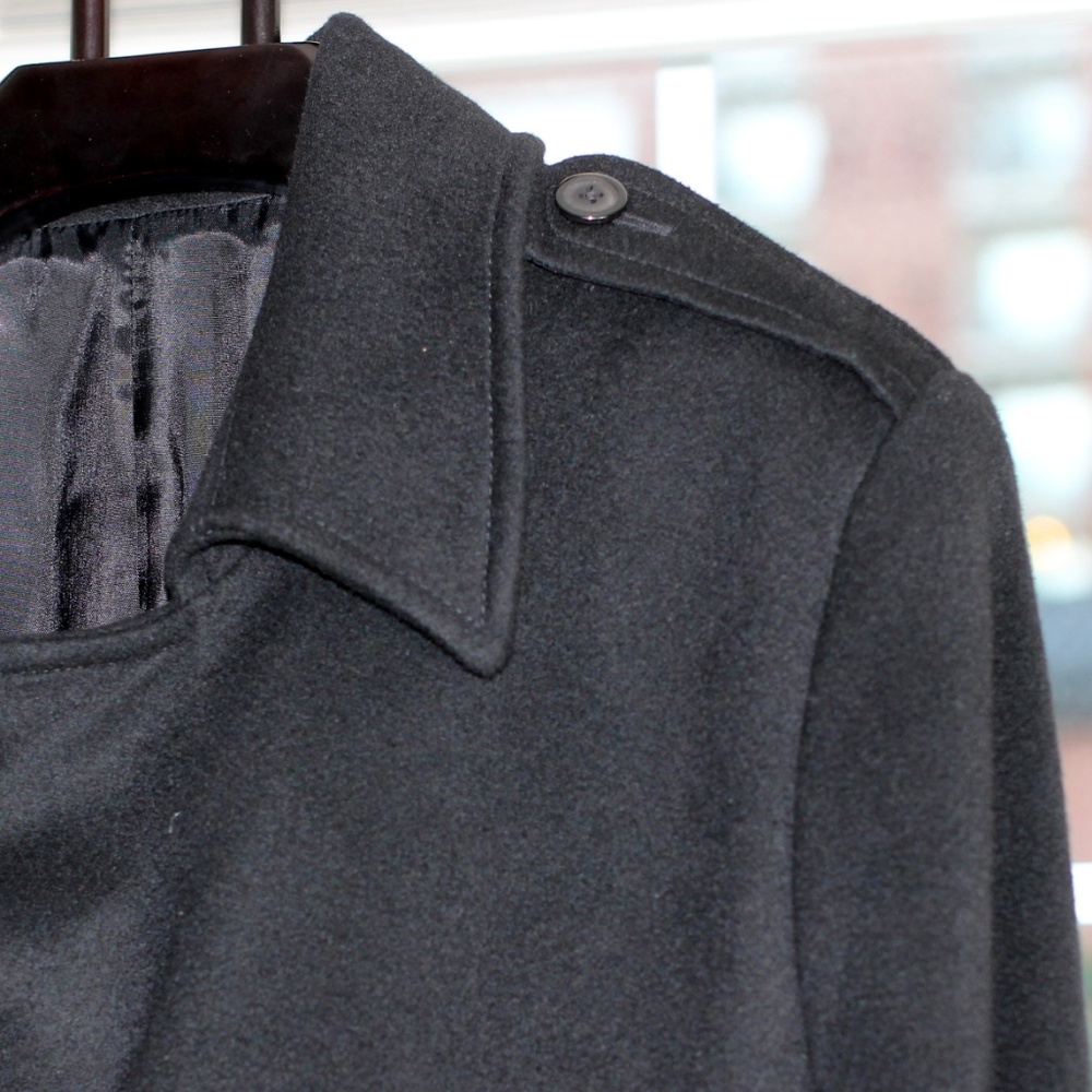 Michael Kors Belted 100% Wool Long Coat - Picture 7 of 8